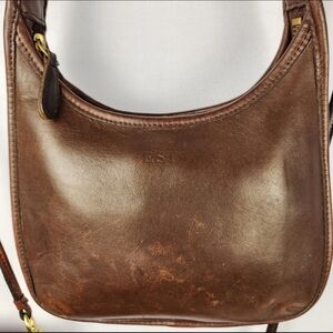OLD COACH Ergo Bag Vintage Shoulder Bag Leather 9033 Brown